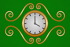 Clock solitaire - card game